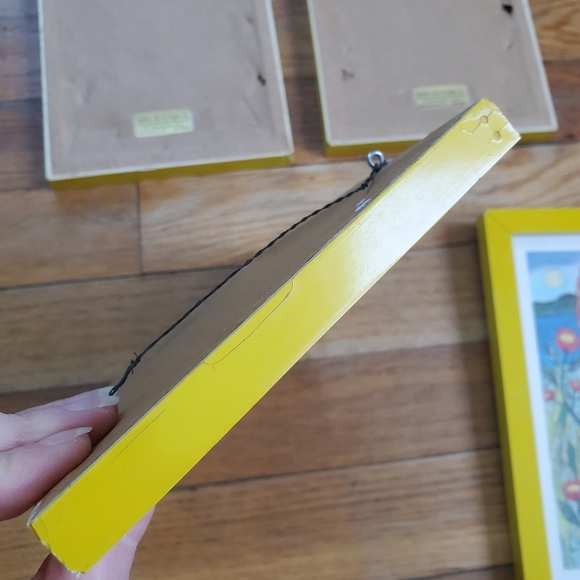 Boho jungle themed art prints custom frames vintage - Picture 12 of 12